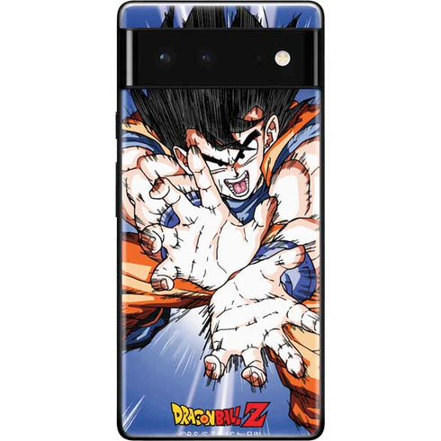 Dragon Ball Z Goku Kamehameha Blast Google Pixel 6 Skin